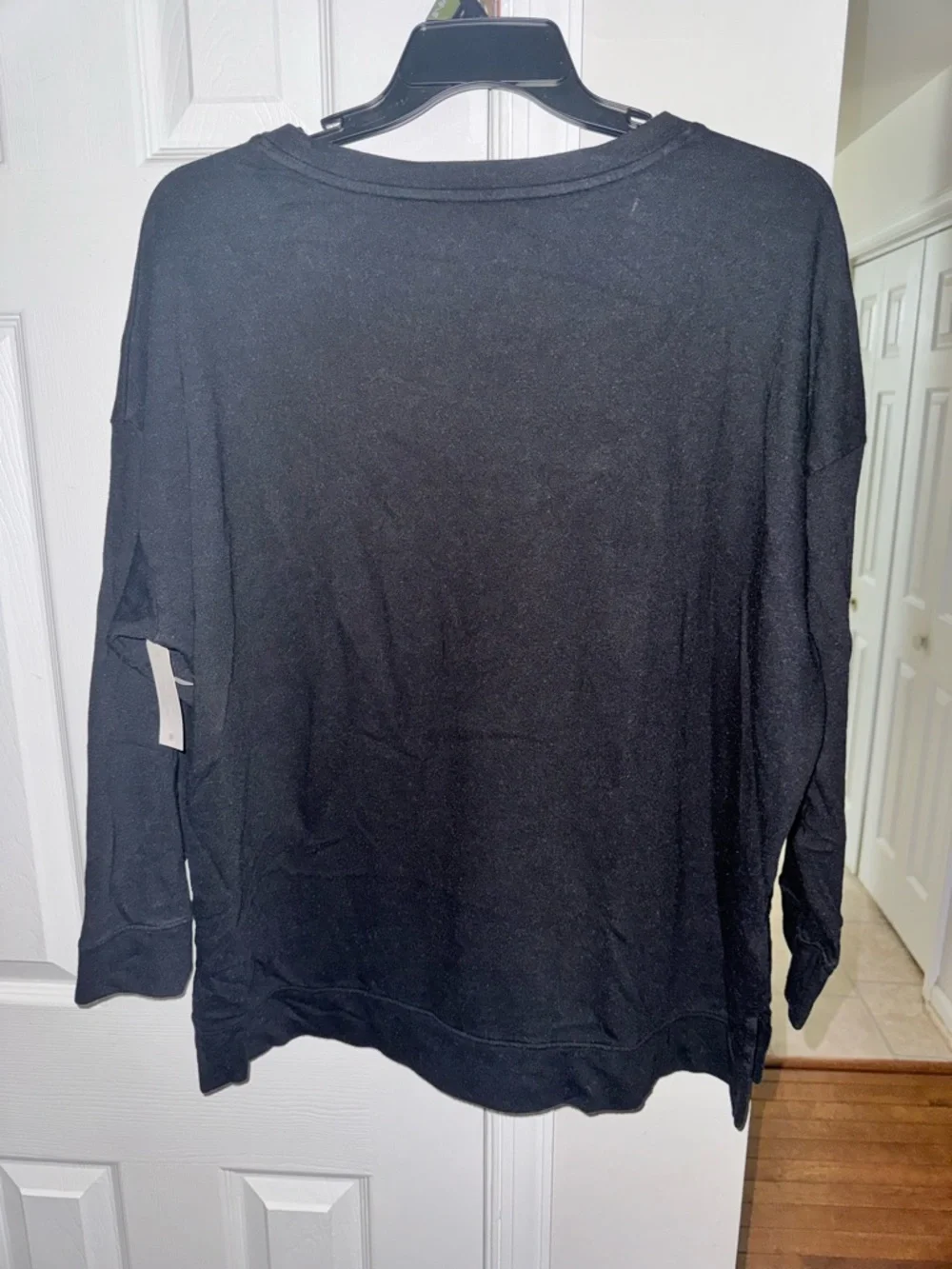 Terra & Sky Plus 2X 20W-22W Black Cozy Pre-Washed Sweatshirt French Terry NWT - Picture 6 of 13